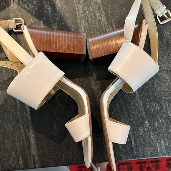 Coach Tan Block Heels - Picture 5 of 8